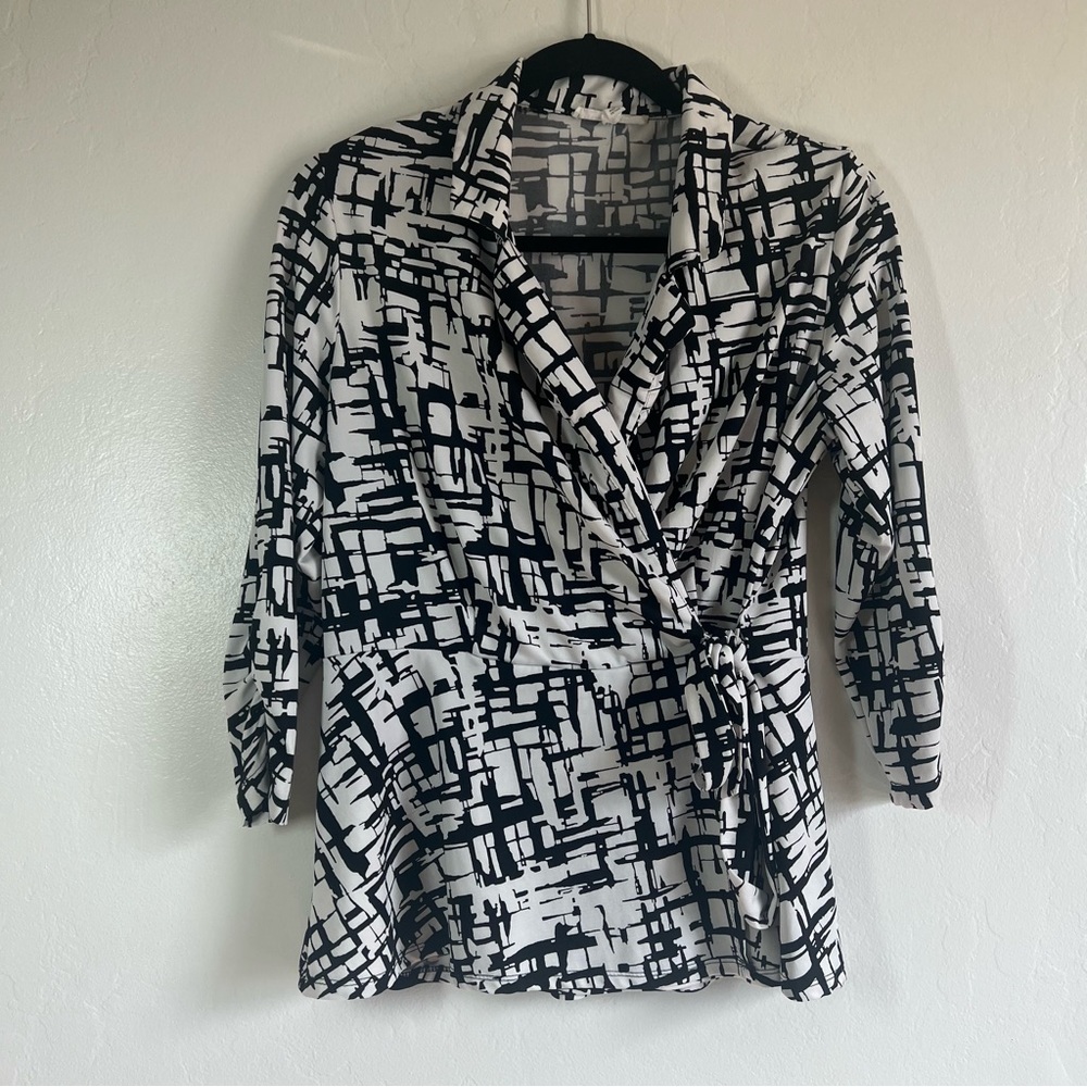 Perception concept black and white design top